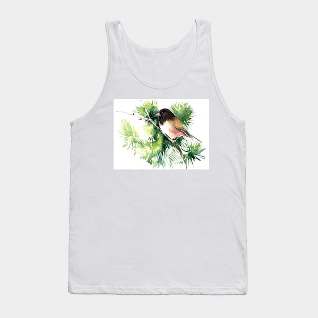 Dark-Eyed Junco Tank Top by surenart